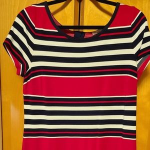 Striped Banana Republic dress, size 12